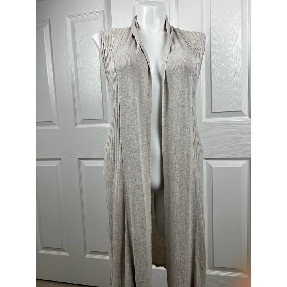 NEW Women's 99 Jane Street Full Length Cream Sleeveless Shawl Size 3X